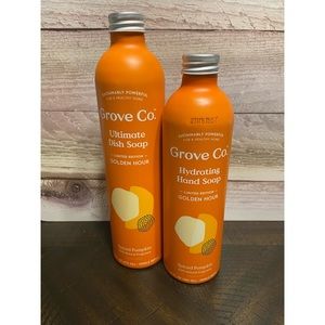 **2 for $19** Grove Co Spiced Pumpkin Hand & Dish Soap Set